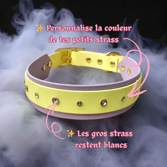 👑 Noblesse Gang – Colliers à strass double bande 💎